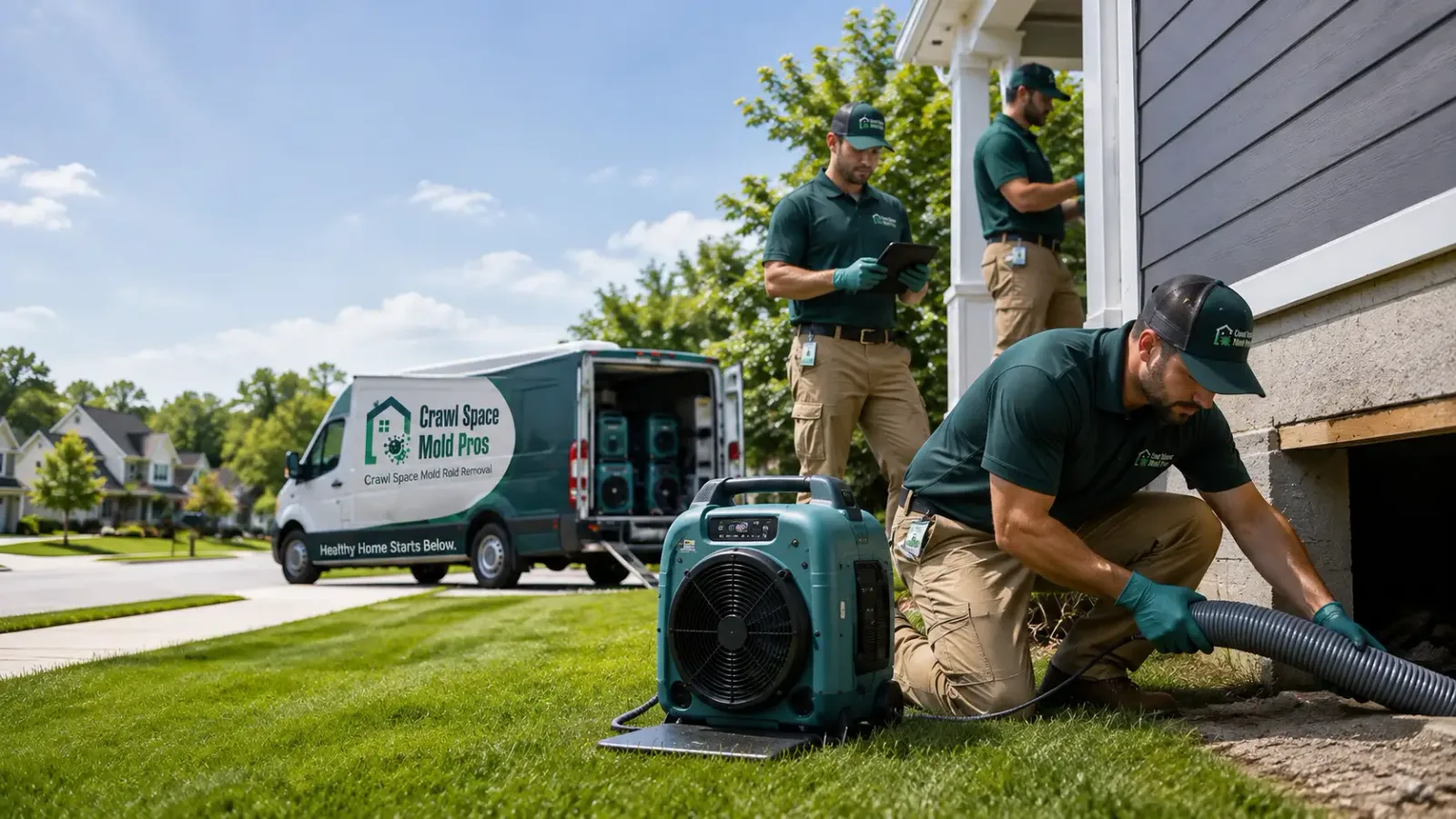 Crawl Space Mold Removal in Elyria, OH